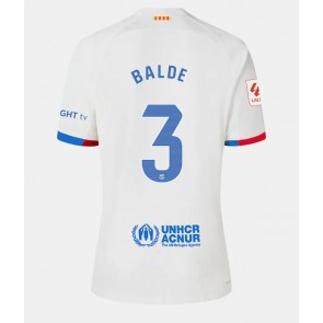 Barcelona Alejandro Balde #3 Udebanetrøje Dame 2023-24 Kort ærmer